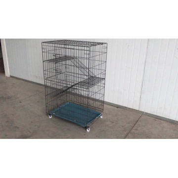 2 Tier, 3 Tier, 4 Tier faltbare Cat Cage Großhandel (kostenlose Probe)